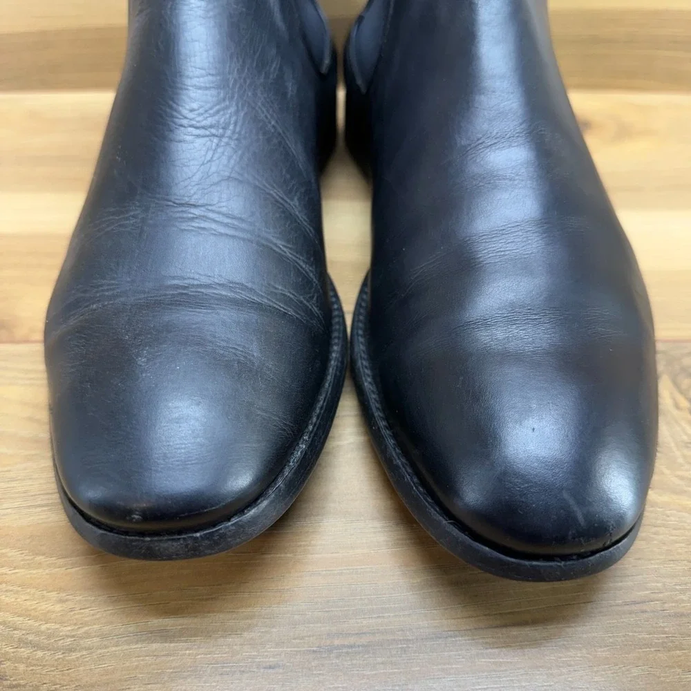 PAUL SMITH Chelsea Boots Mens US 9 UK 8 EU‎ 42 Black Leather Ankle Boots